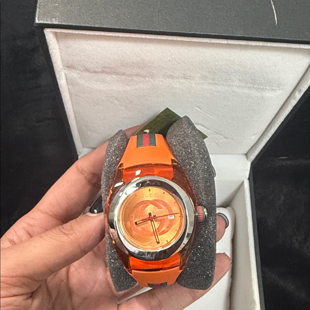 Gucci Vibrant Orange Watch